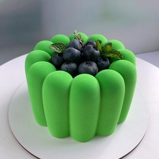 Шоколадный спрей велюр Зеленый Фанси 210 мл