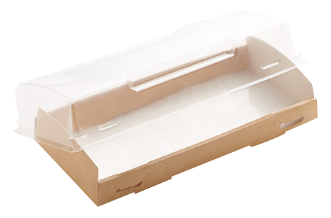 Упаковка с пластиковым куполом Eco OpBox 600 20х10х4 см