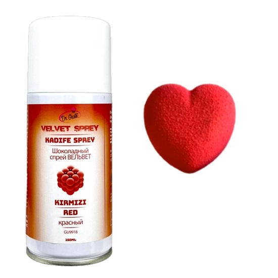 Шоколадный аэрозоль велюр Красный DR. GUSTO Турция 150 мл Шоколадный аэрозоль велюр Красный DR. GUSTO Турция 150 мл