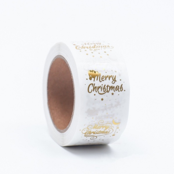 Набор наклеек Новый год 2,5 см 30 шт