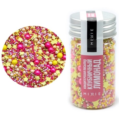 Сахарная посыпка Клубничный лимонад MIXIE 50 г