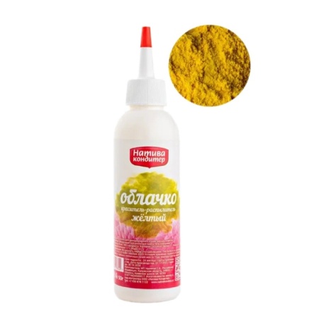 Краситель пищевой натуральный с распылителем Натива кондитер желтый 50 г Краситель пищевой натуральный с распылителем Натива кондитер желтый 50 г