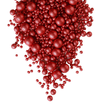 Драже рисовое в глазури Блеск красный микс 50 г Драже рисовое в глазури Блеск красный микс 50 г