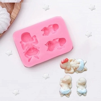 Молд силиконовый Три малыша 8×5,7 см