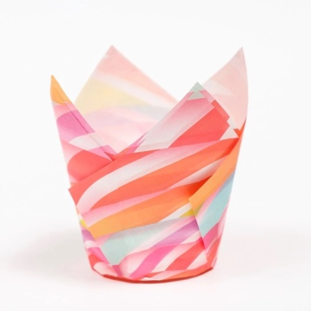 Форма для маффина Тюльпан карамель 50х80 мм 20 шт