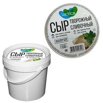 Сыр Lactica творожный сливочный 60% 3,3 кг