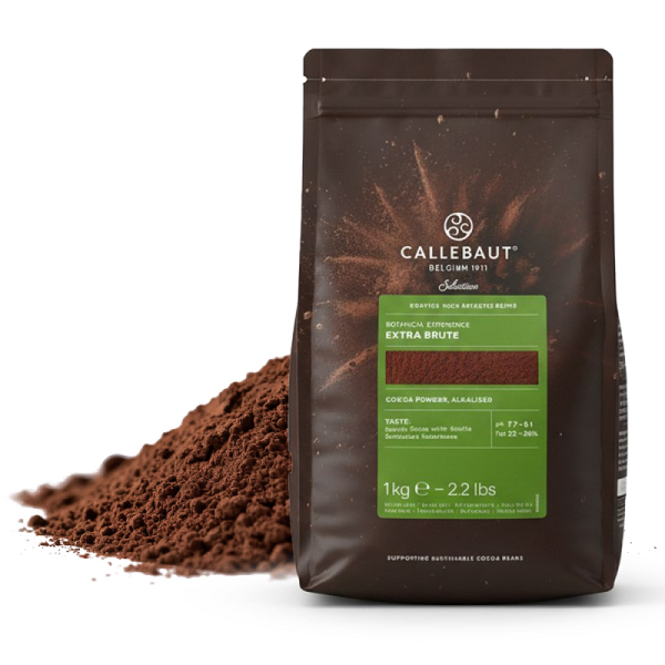 Какао-порошок алкализованный 22-24% Extra Brute Cacao Barry 200 г