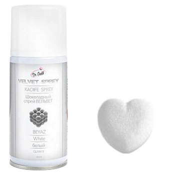Шоколадный аэрозоль велюр Белый DR. GUSTO Турция 150 мл