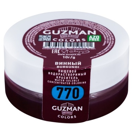 Краситель сухой водорастворимый Винный 770 GUZMAN 10 г