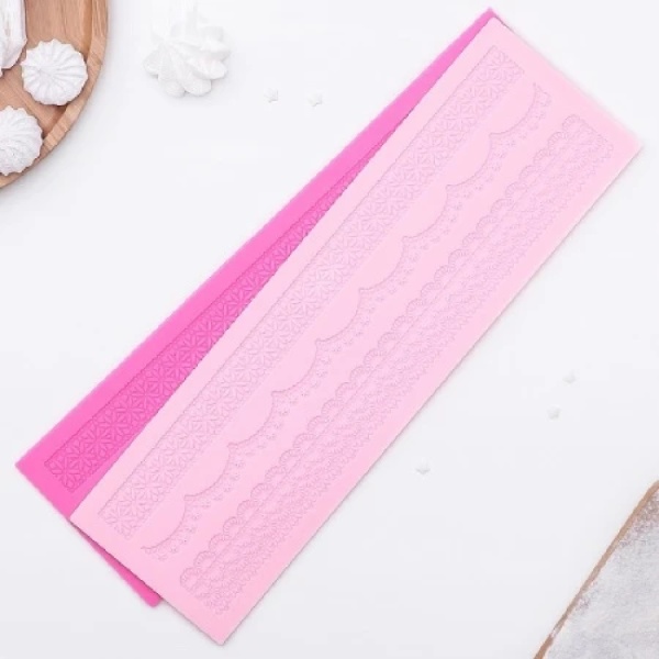 Коврик силиконовый для айсинга Ретро 40х12 см