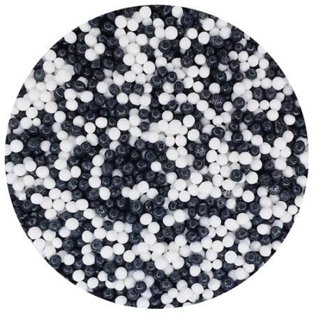 Шарики микс Черно-белые 2 мм 100 г