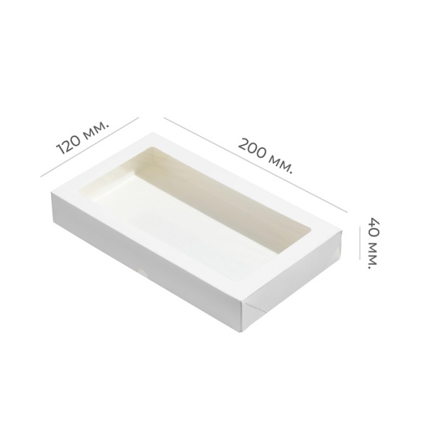 Упаковка Eco Tabox PRO 1000 белая 20х12х4 см