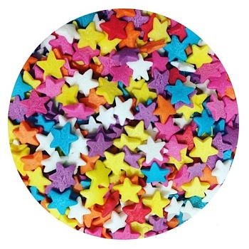 Звезды разноцветные 100 г