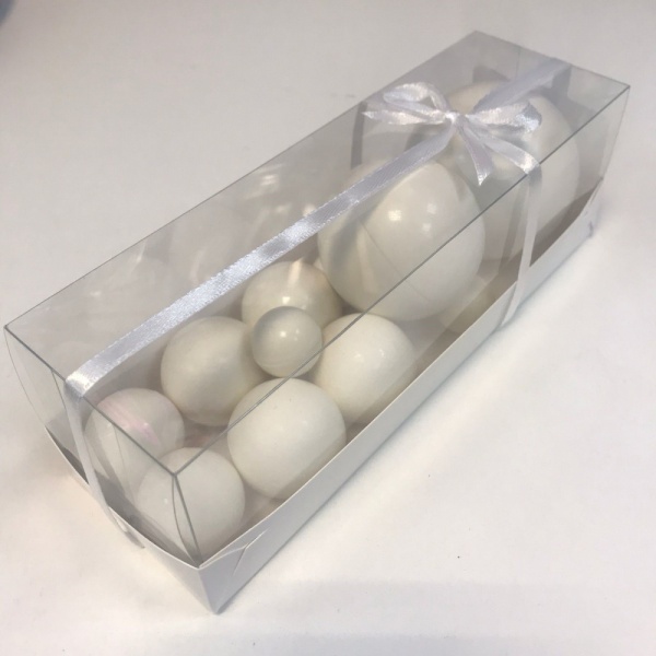 Шары из шоколадной глазури Белые 11 шт