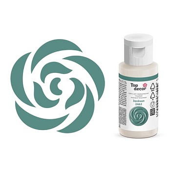 Пищевой краситель жирорастворимый Top Decor Зеленый 25 гр