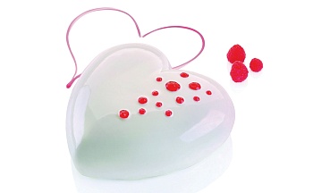 Форма Сердце 3D + вырубка TIAMO Silikomart Италия