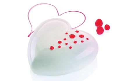 Форма Сердце 3D + вырубка TIAMO Silikomart Италия