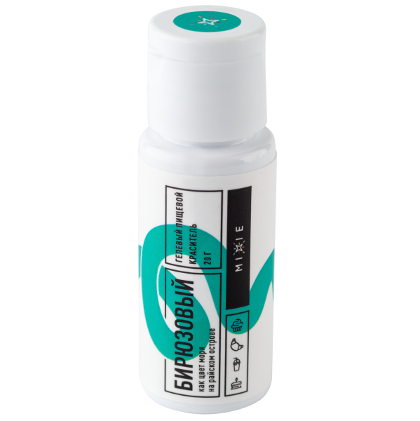 Краситель гелевый MIXIE бирюзовый 20 г