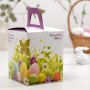 Пасхальная коробка с окном «Счастливой Пасхи!» 15х15х18 см