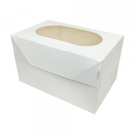 Упаковка на 2 капкейка Muf Pro Window White