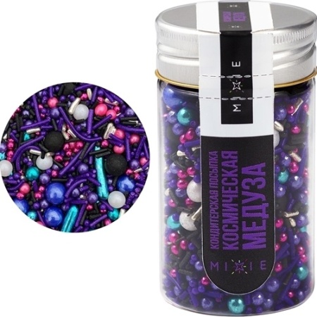 Сахарная посыпка Космическая медуза MIXIE 50 г