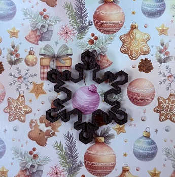 Форма для пряников Снежинка