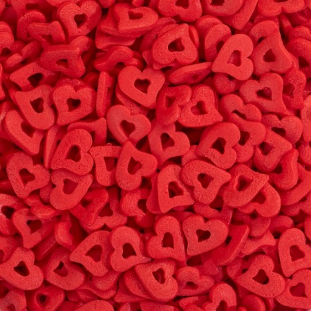 Посыпка Сердечки двойные Красные 100 г