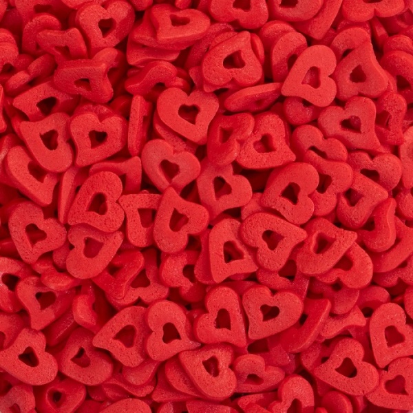 Посыпка Сердечки двойные Красные 100 г