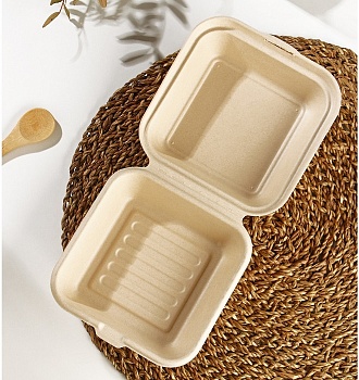 Упаковка для бенто торта КРАФТ 14,5х14,5х8,5 см дно 10 см