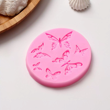 Молд силиконовый Шесть маленьких бабочек 8 см