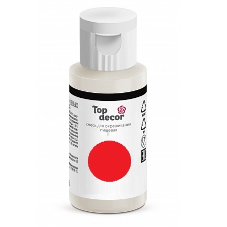 Жидкий краситель Топ продукт Красный 30 гр