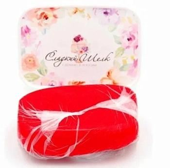 Мастика Сладкий шелк красная 1 кг