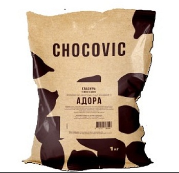 Глазурь темная Chocovic Adora 1 кг