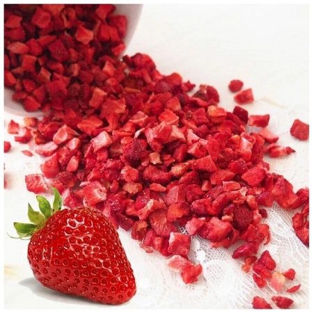 Клубника сублимированная кусочки 1-5 мм 1 кг