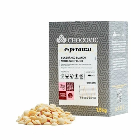 Глазурь белая Chocovic Esperanza 500 гр