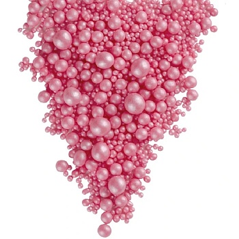 Драже рисовое в глазури Розовый микс 1,5 кг