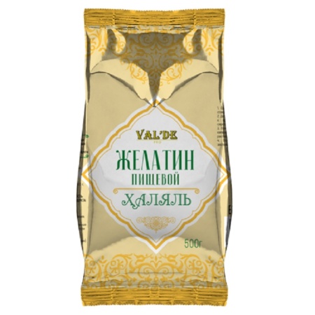 Желатин говяжий гранулированный Халяль Valde 500 г