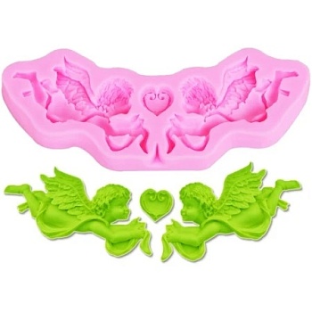 Молд Ангелочки 14 х 4 см