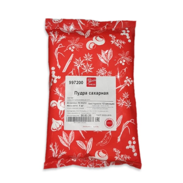 Сахарная пудра Омега 1 кг