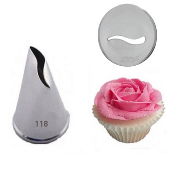 Насадка Лепесток розы изогнутый 118