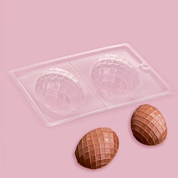 Форма для шоколада «Фаберже», 2 ячейки, 26,5×20,5×5,5 см