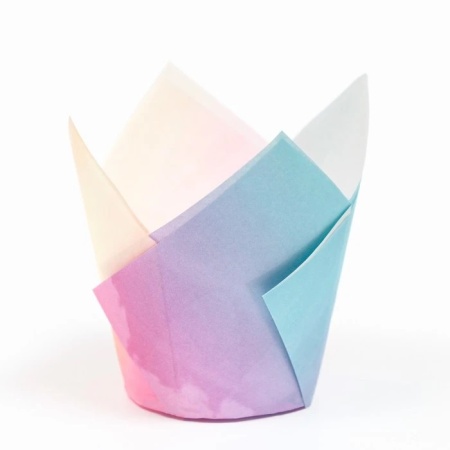 Форма для маффина Тюльпан небо 50х80 мм 20 шт