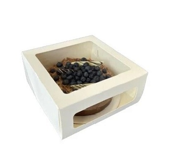 Упаковка Cake Window White 22х22х10 см