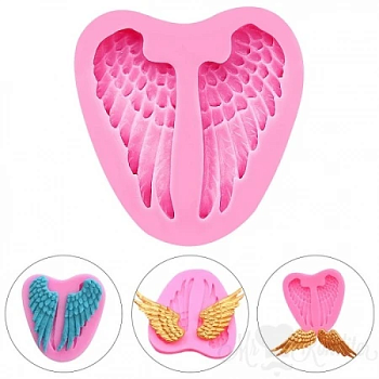 Молд силиконовый Крылья 7×6,5 см