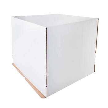 Коробка для торта Гофрокартон 30х30х30 см