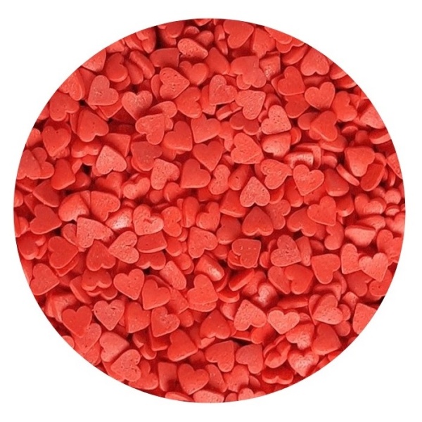 Сердечки красные 100 г