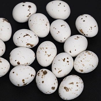 Драже Яйца белые матовые в крапинку 500 г