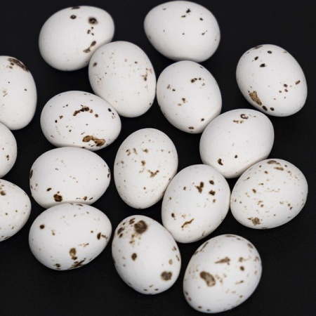 Драже Яйца белые матовые в крапинку 50 г