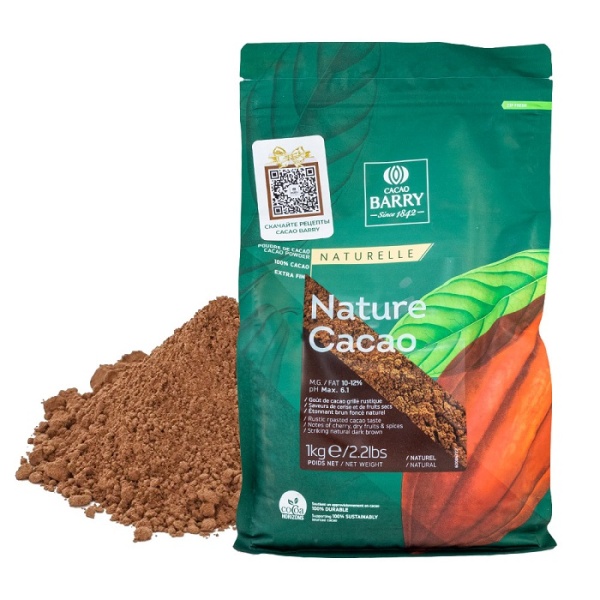 Какао порошок NATURE CACAO Cacao Barry 10-12% 200 г