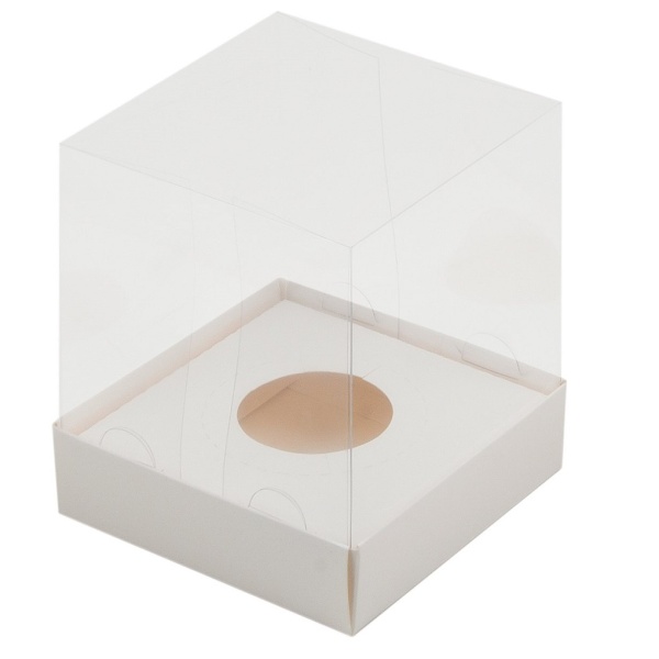 Упаковка на 1 капкейк прозрачная 10х10х12 см